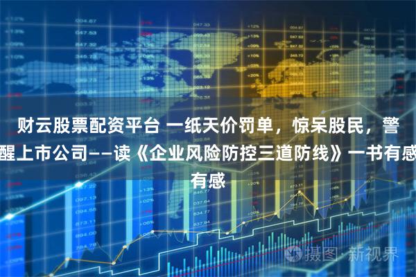 财云股票配资平台 一纸天价罚单，惊呆股民，警醒上市公司——读《企业风险防控三道防线》一书有感